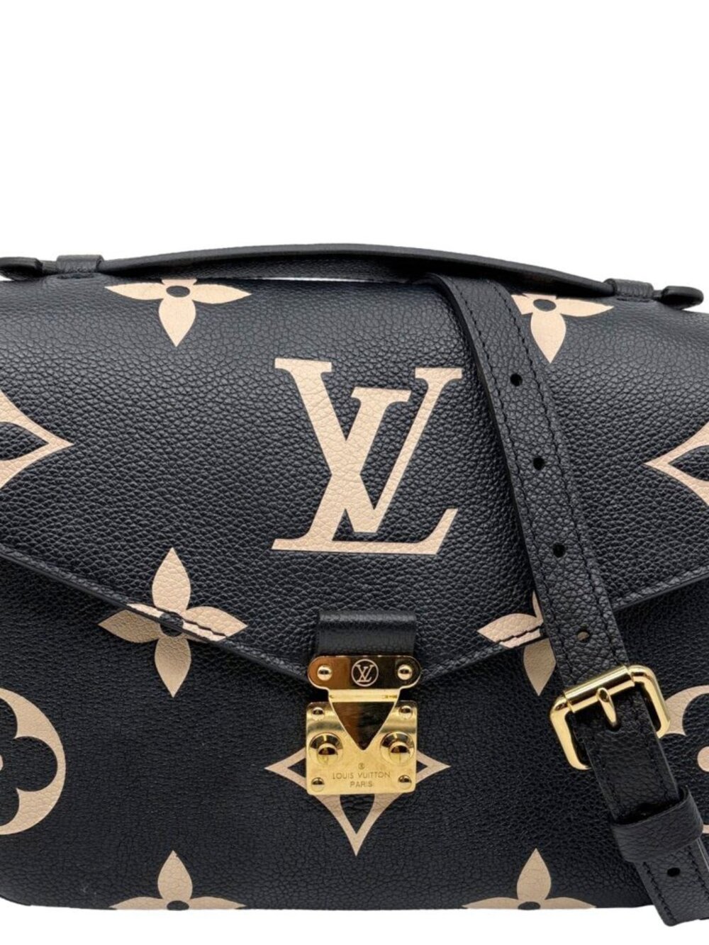 Louis Vuitton Metis Pochette Empreinte Leather Crossbody Bag Bicolor